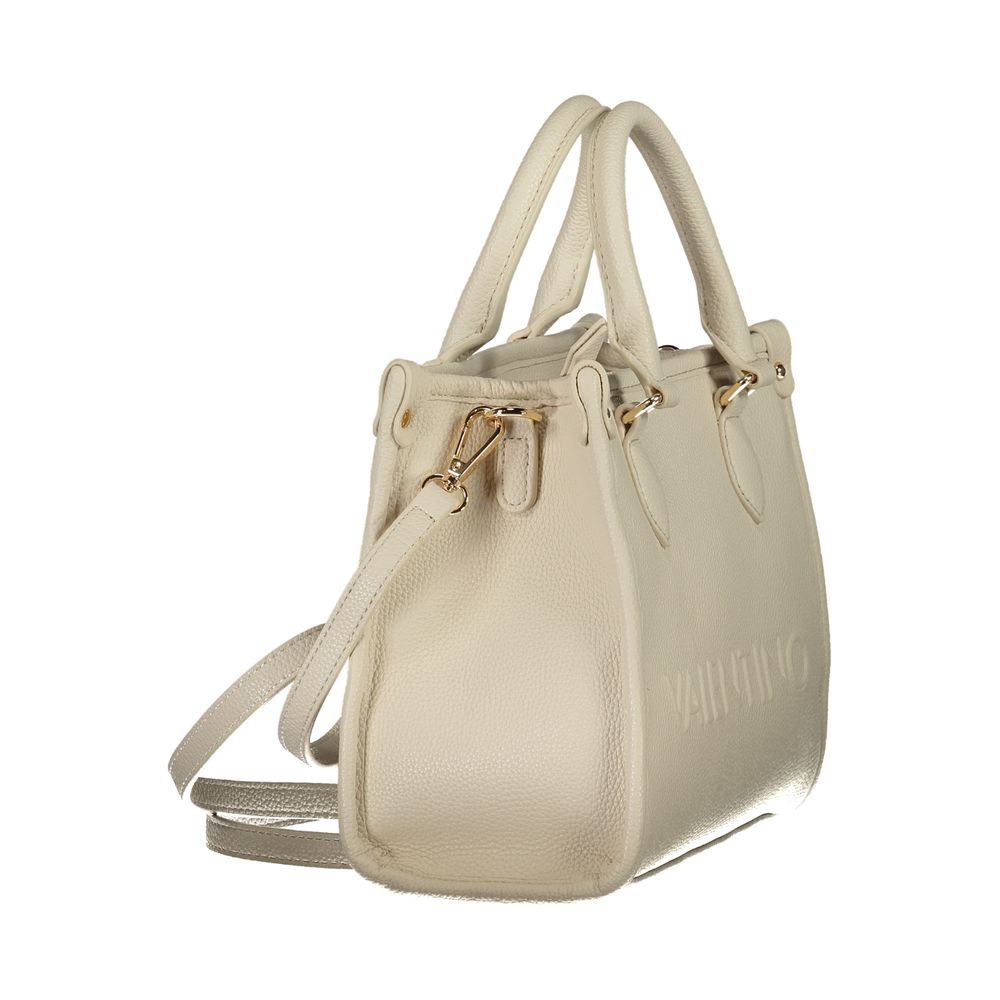 Mario Valentino Beige Polyurethane Women Handbag - Luxe Nova