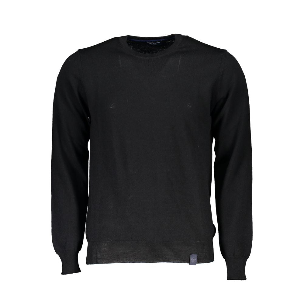 North Sails Nero Tessuto Men Sweater - Luxe Nova
