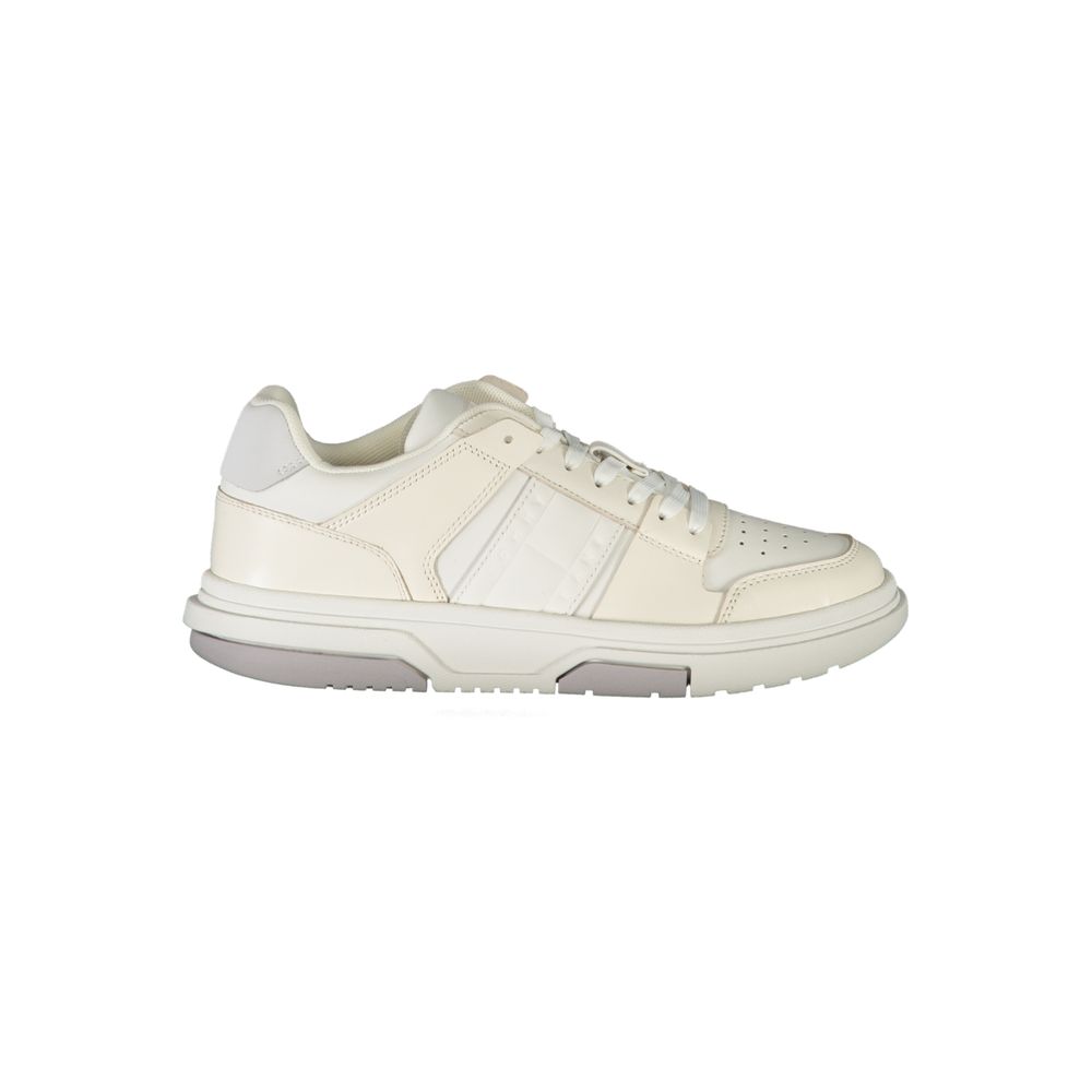 Tommy Hilfiger White Leather Women Sneaker - Luxe Nova
