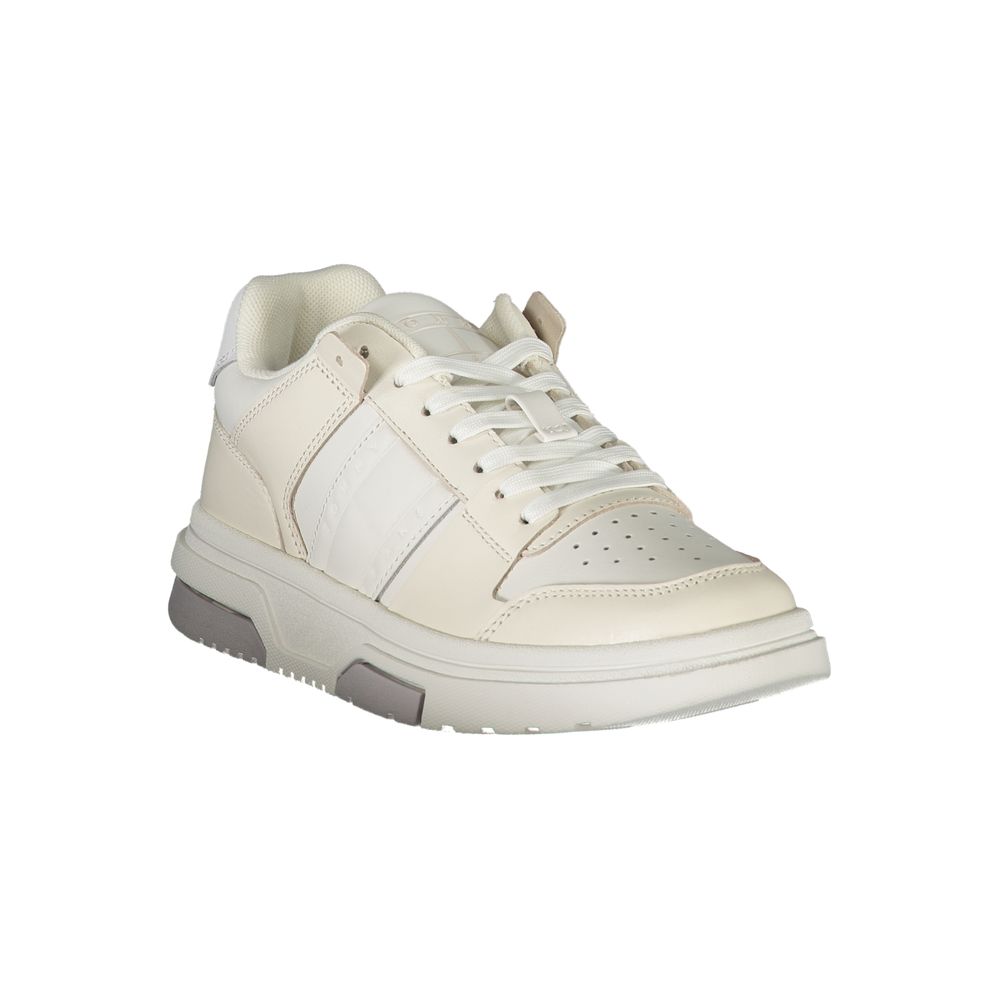 Tommy Hilfiger White Leather Women Sneaker - Luxe Nova