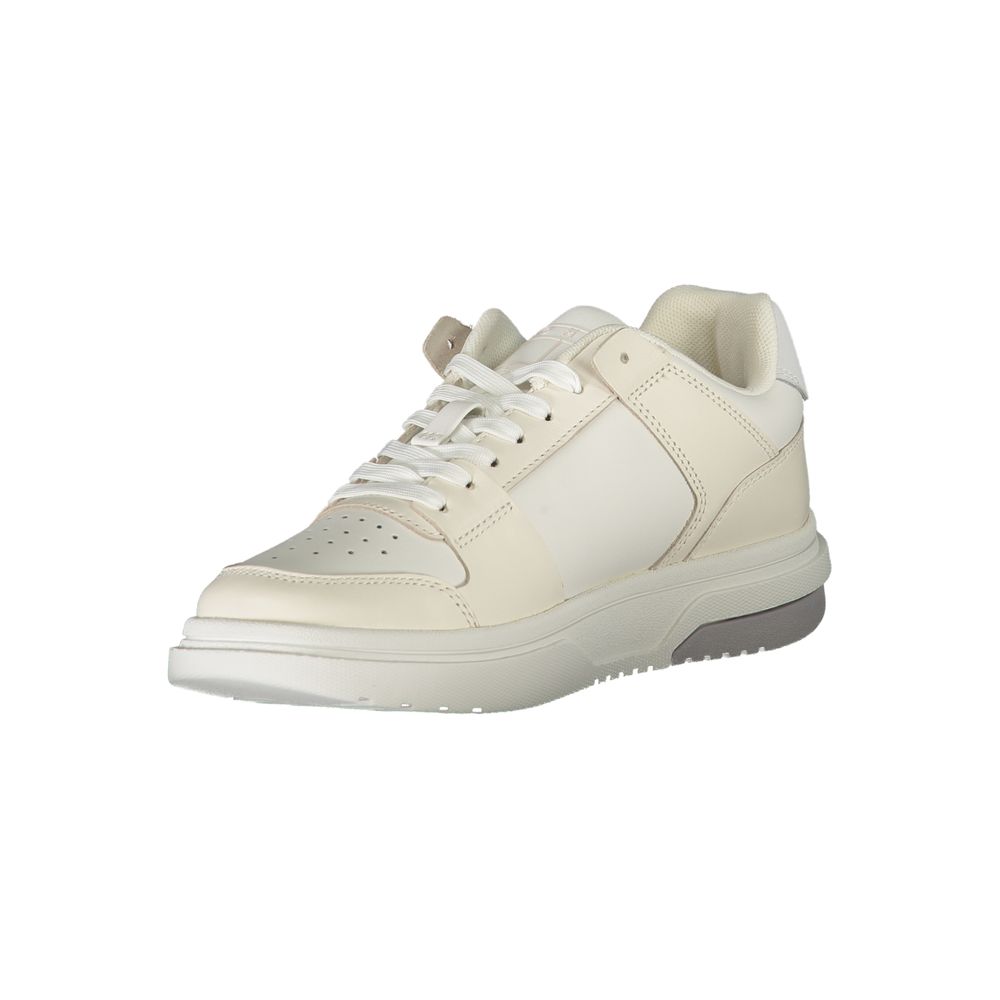 Tommy Hilfiger White Leather Women Sneaker - Luxe Nova