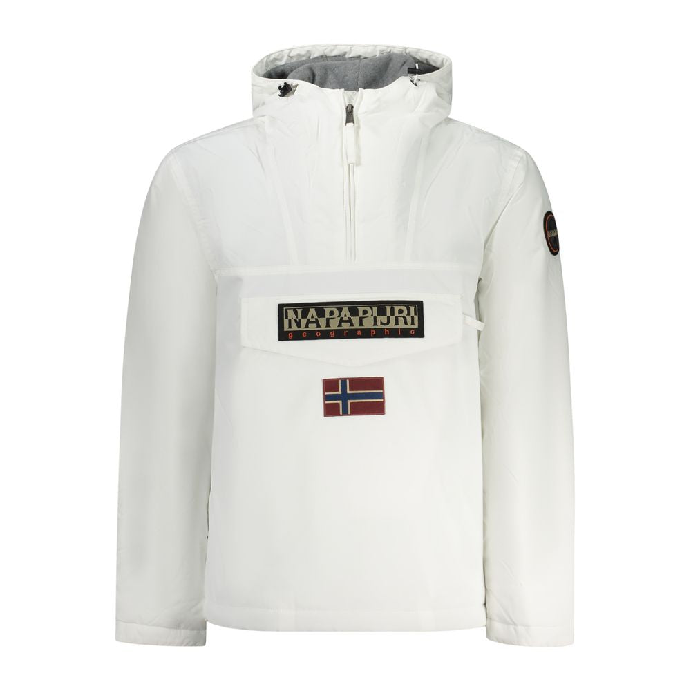 Napapijri White Polyamide Men's Jacket - Luxe Nova