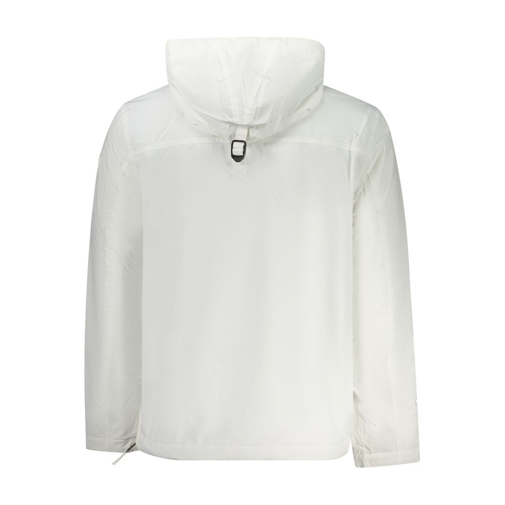 Napapijri White Polyamide Men's Jacket - Luxe Nova