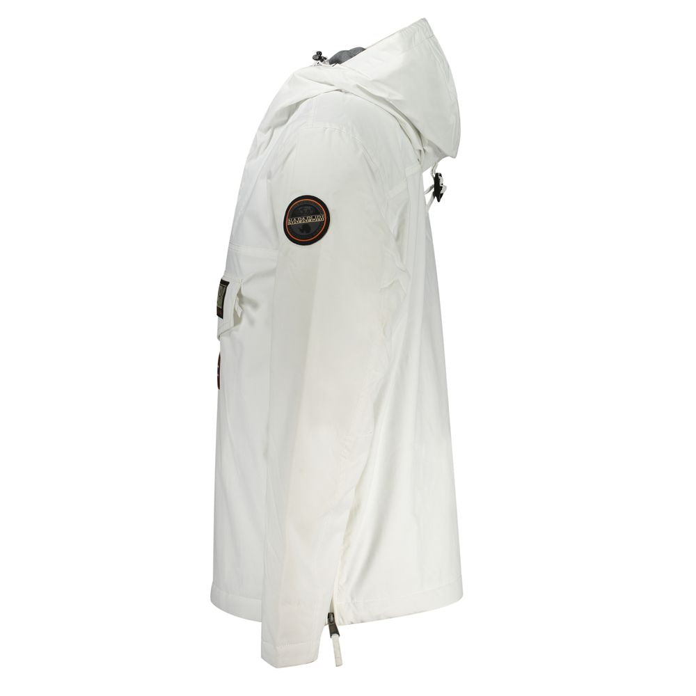 Napapijri White Polyamide Men's Jacket - Luxe Nova
