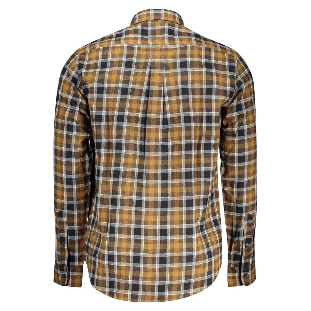 Timberland Marrone Cotton Mens Shirt - Luxe Nova