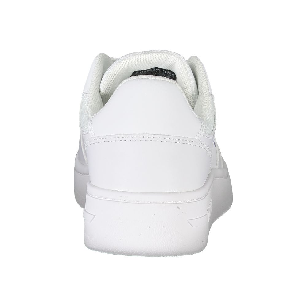 Tommy Hilfiger White Leather Women Sneaker - Luxe Nova