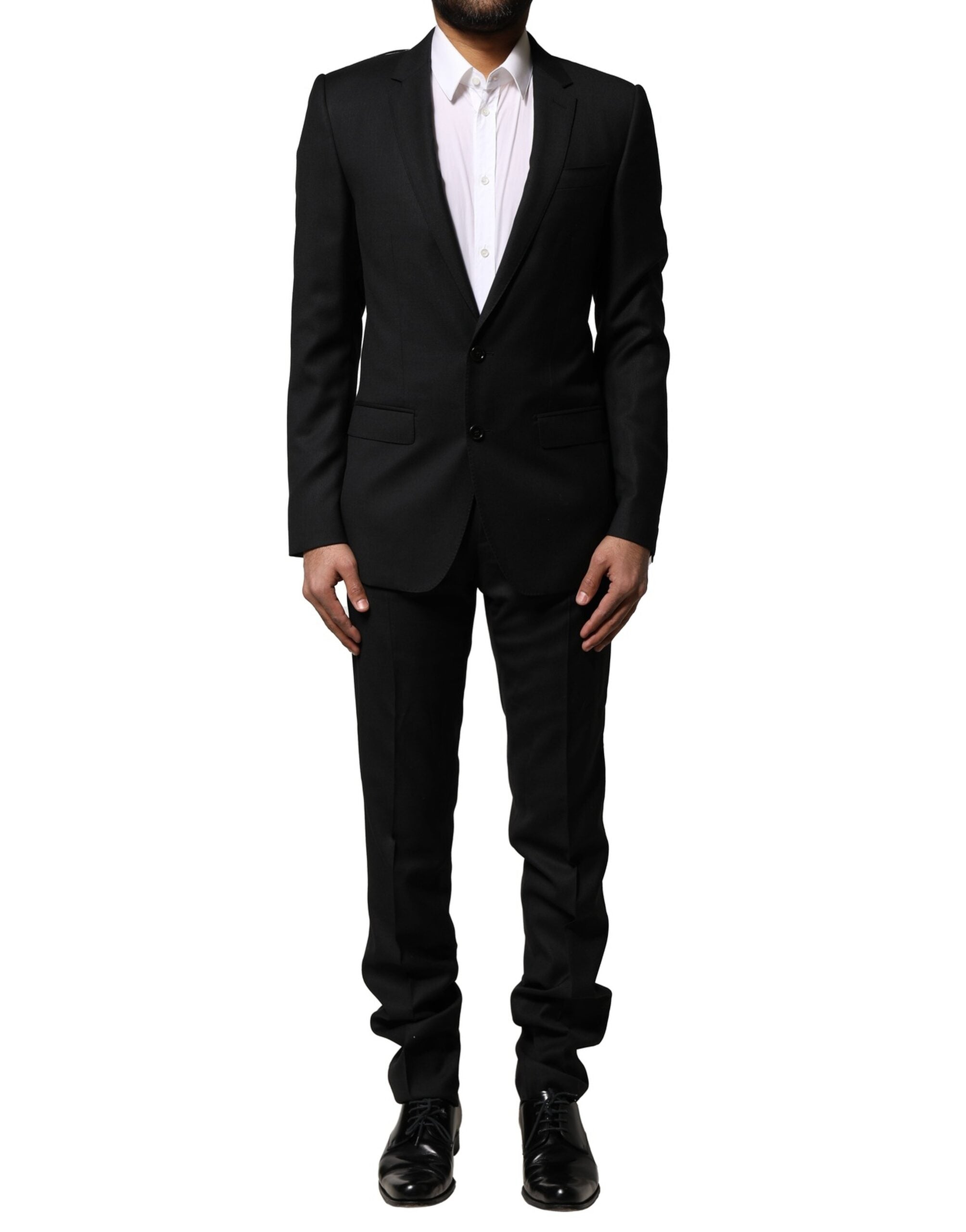 Dolce & Gabbana Blue MARTINI Wool Formal 2 Piece Suit