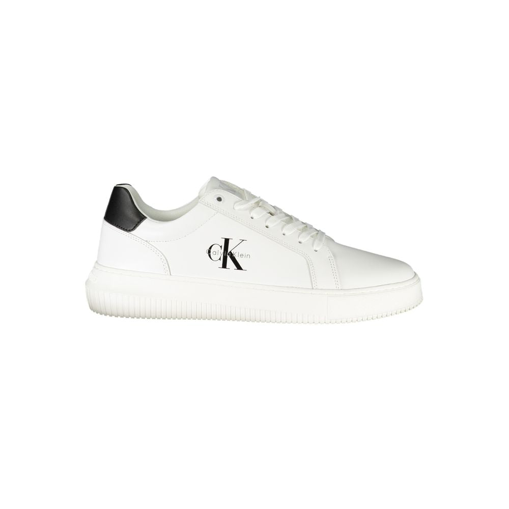 Calvin Klein Bianco Polyurethane Men Sneaker - Luxe Nova