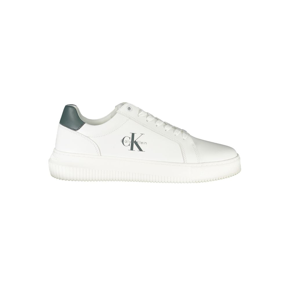 Calvin Klein Bianco Polyurethane Men Sneaker - Luxe Nova