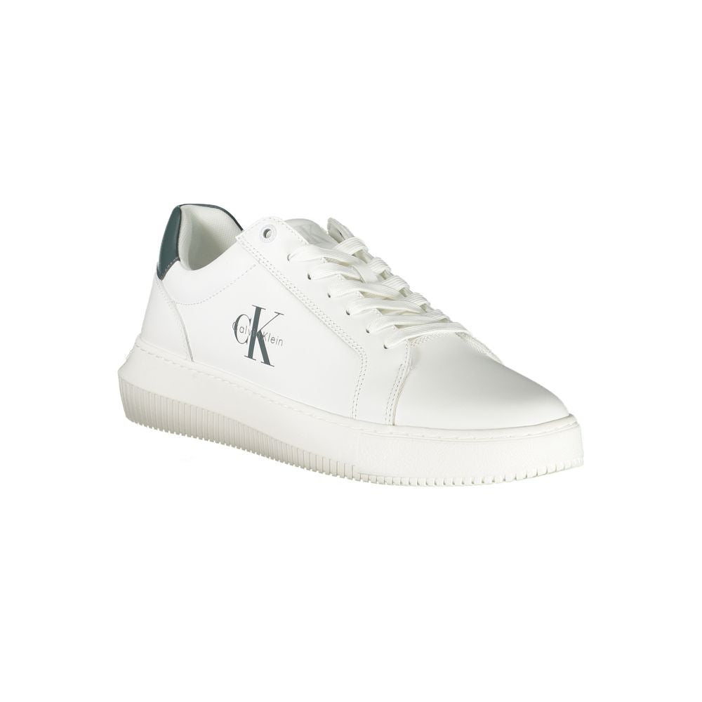 Calvin Klein Bianco Polyurethane Men Sneaker - Luxe Nova