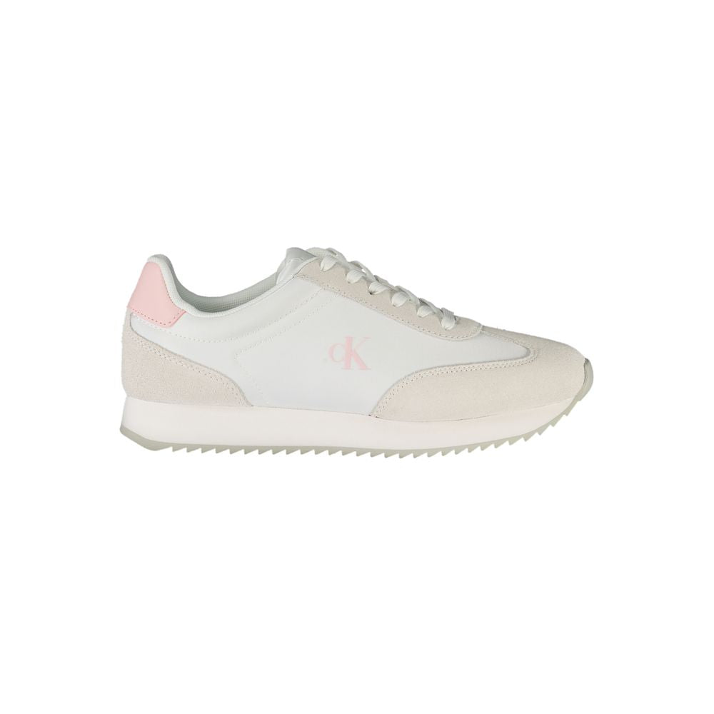Calvin Klein Bianco Leather Woman Sneaker - Luxe Nova