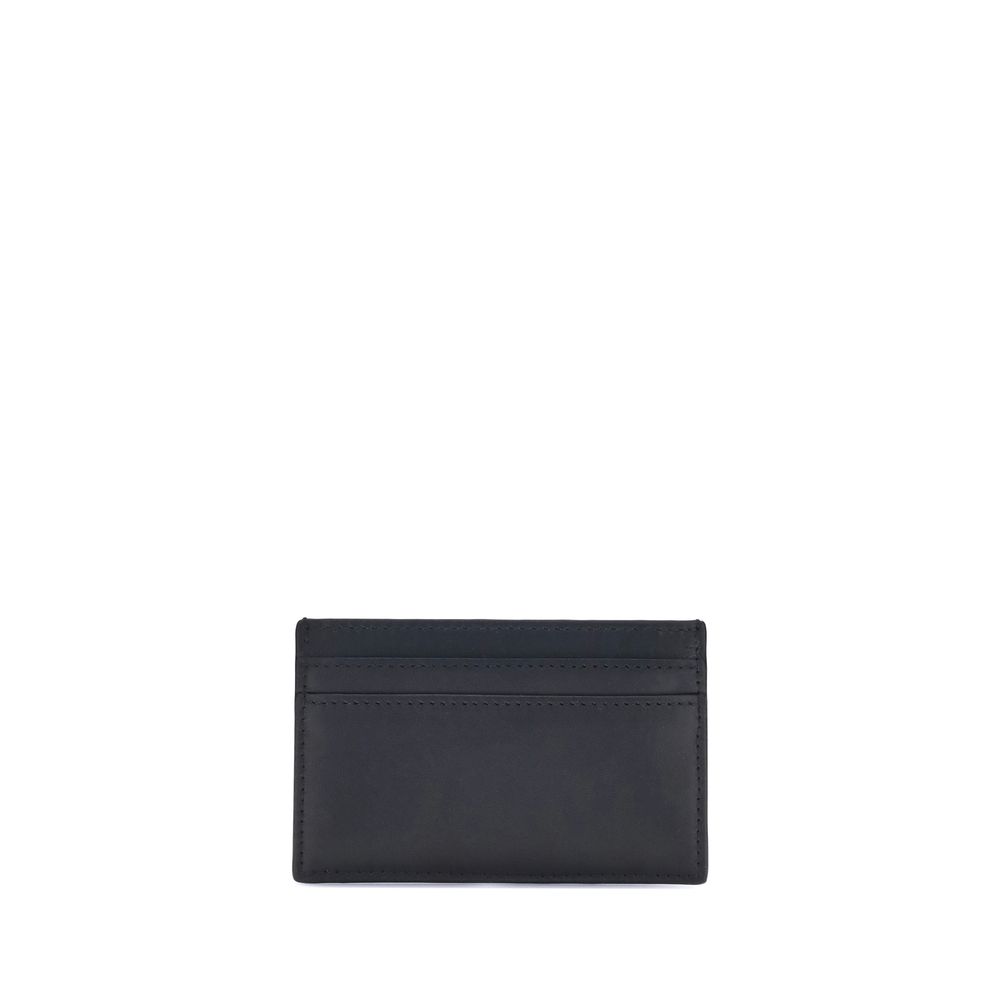 Alexander McQueen Black Calf Leather Bos Taurus Wallet - Luxe Nova