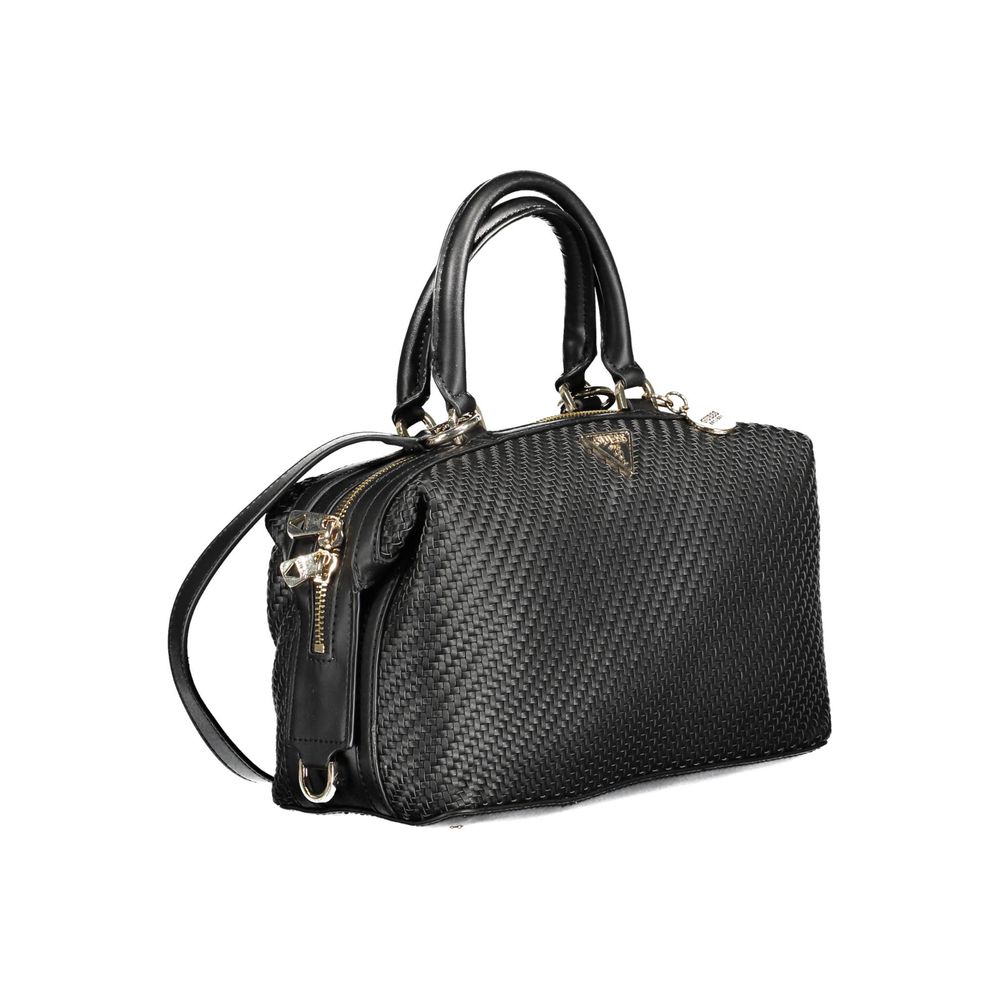 Guess Jeans Nero Poliuretano Women Handbag - Luxe Nova