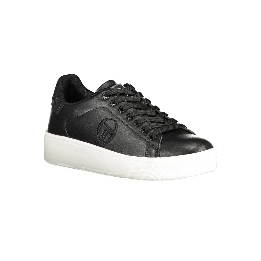 Sergio Tacchini Black Polyurethane Women Sneaker - Luxe Nova