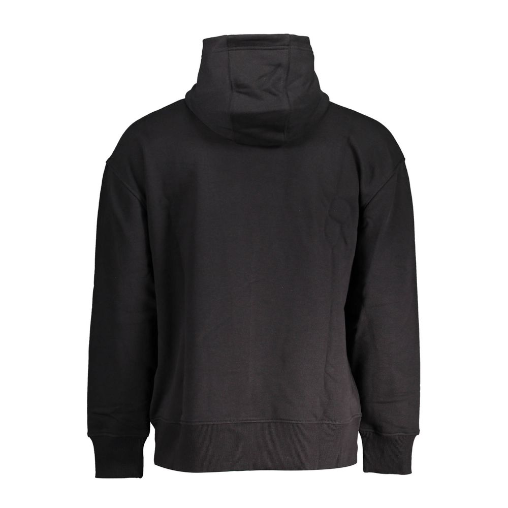 Tommy Hilfiger Black Cotton Men Sweater - Luxe Nova