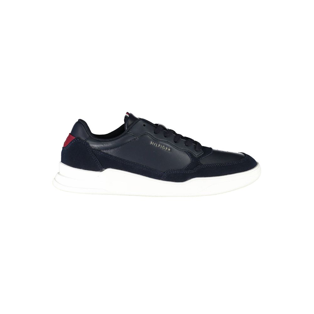 Tommy Hilfiger Blue Leather Men's Sneaker - Luxe Nova