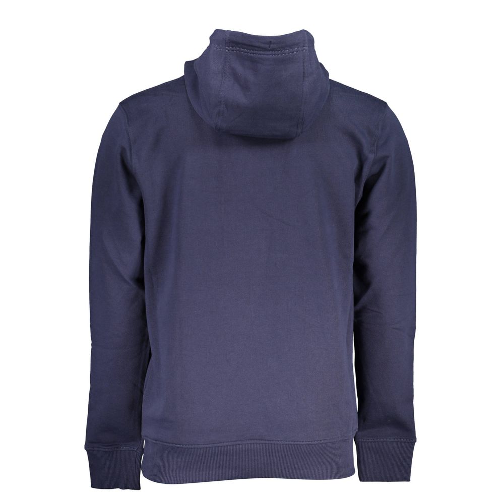 Tommy Hilfiger Blue Cotton Men's Hoodie - Luxe Nova