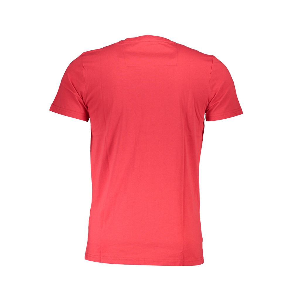 Cavalli Class Rosso Cotton Mens T-Shirt - Luxe Nova