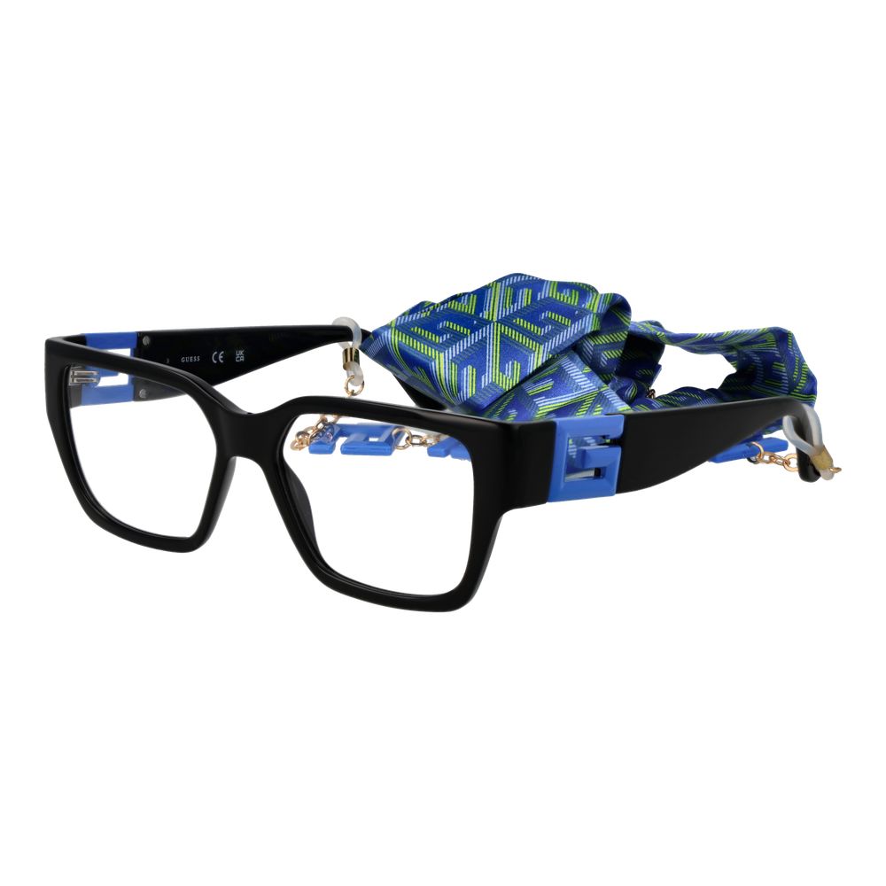 Guess Blue Stainless Steel Glasses (Frames) - Luxe Nova