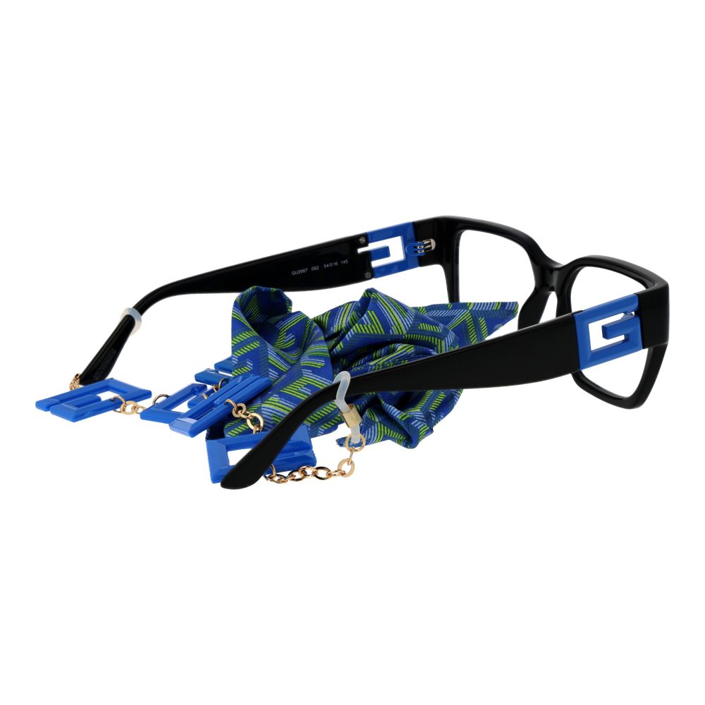 Guess Blue Stainless Steel Glasses (Frames) - Luxe Nova