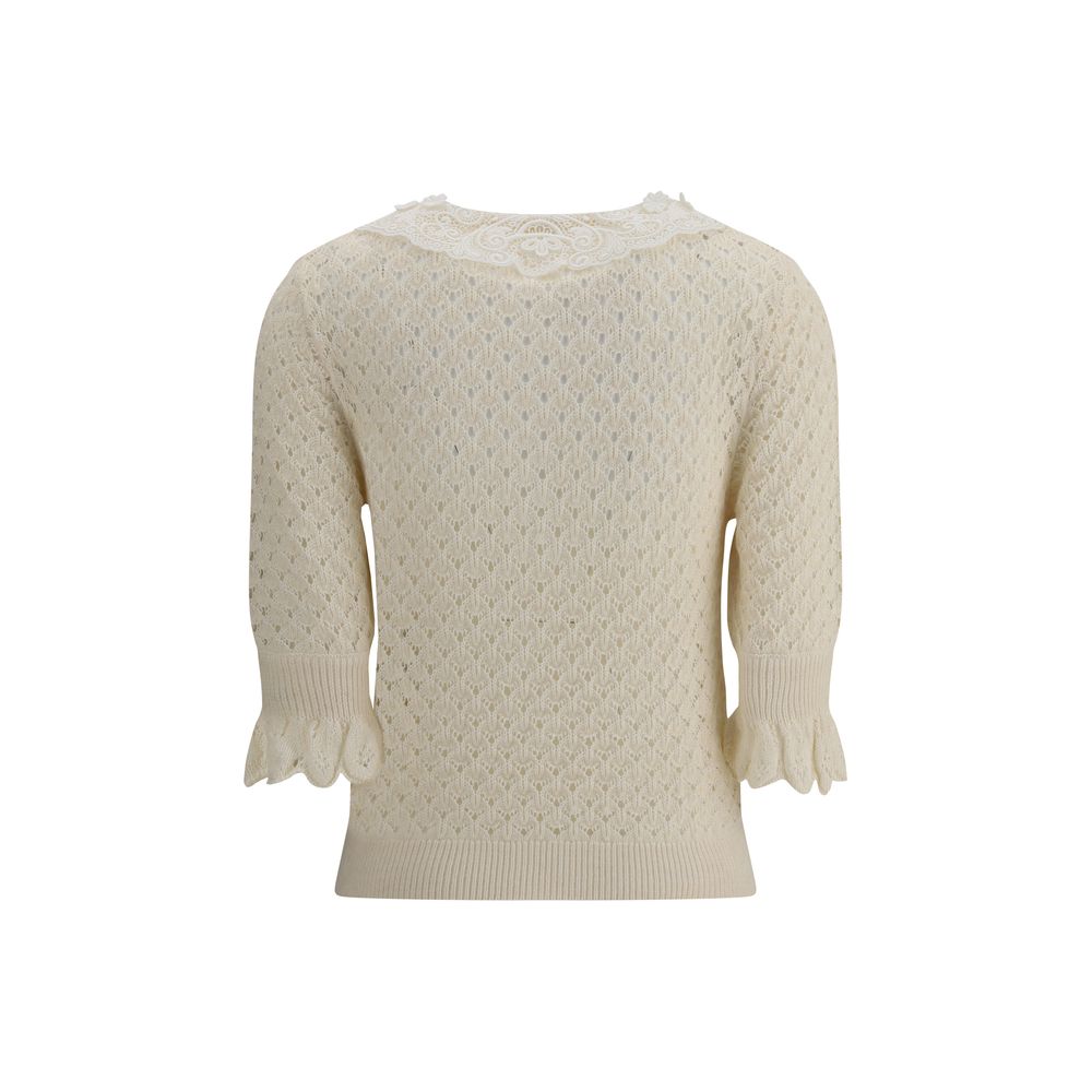 Chloé Beige Cotton Sweatshirt
