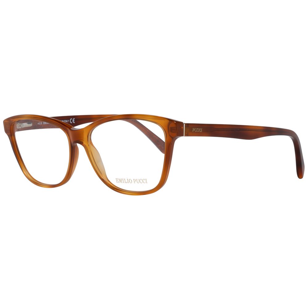 Emilio Pucci Brown Plastic Glasses (Frames) - Luxe Nova