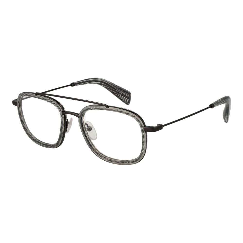 Yohji Yamamoto Gray Plastic Glasses (Frames) - Luxe Nova