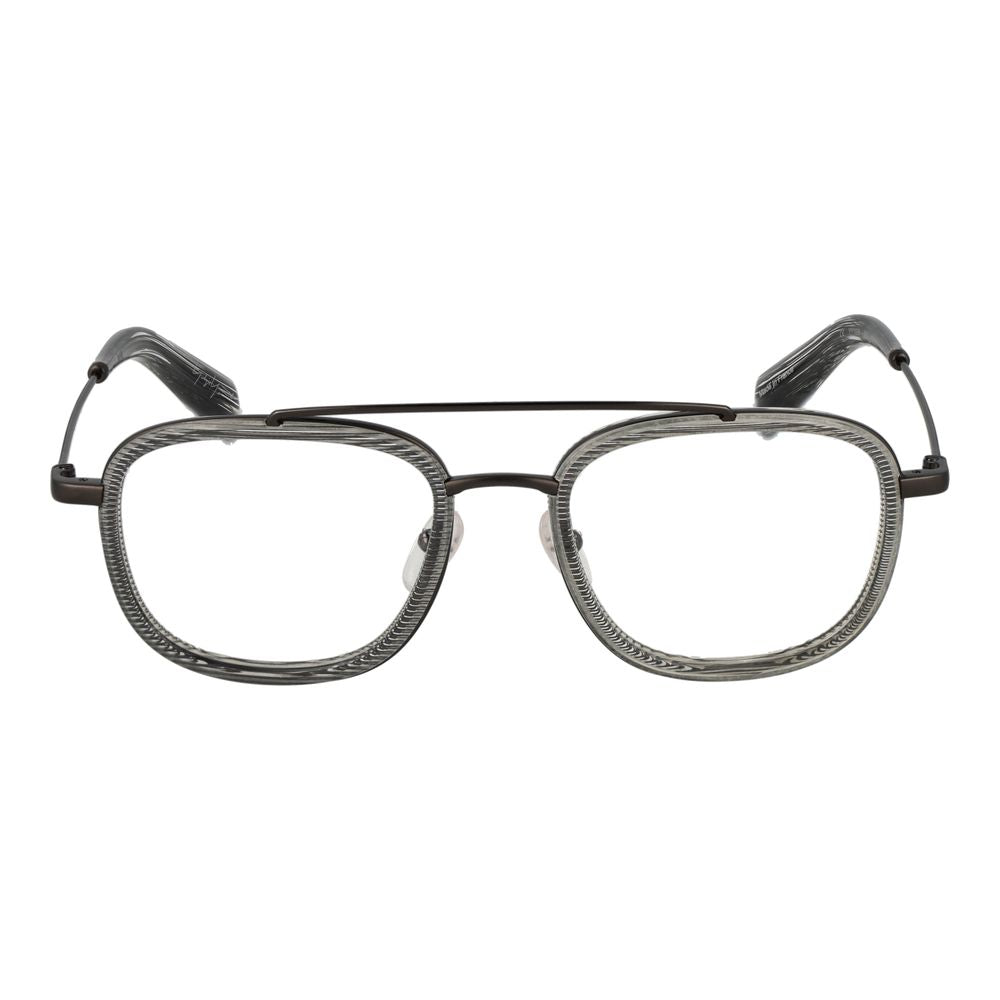 Yohji Yamamoto Gray Plastic Glasses (Frames) - Luxe Nova