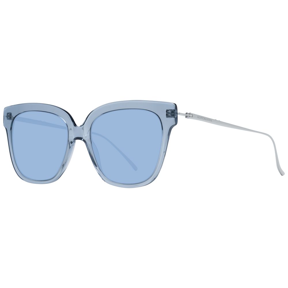 Scotch & Soda Blue Acetate Sunglasses - Luxe Nova