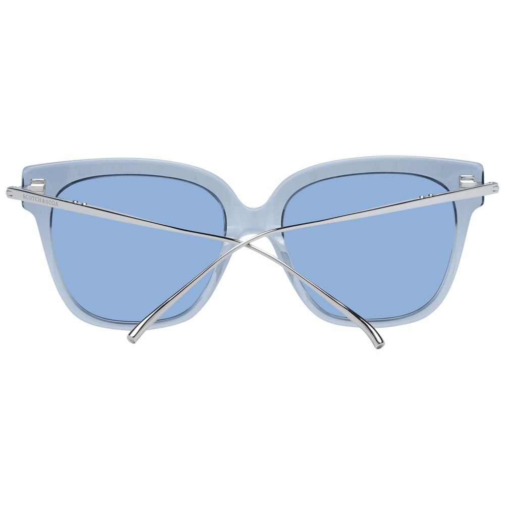 Scotch & Soda Blue Acetate Sunglasses - Luxe Nova