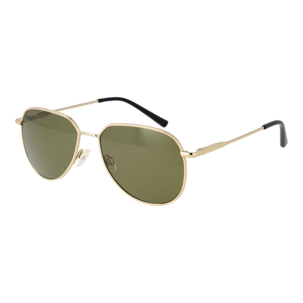 Serengeti Gold Plastic Sunglasses - Luxe Nova