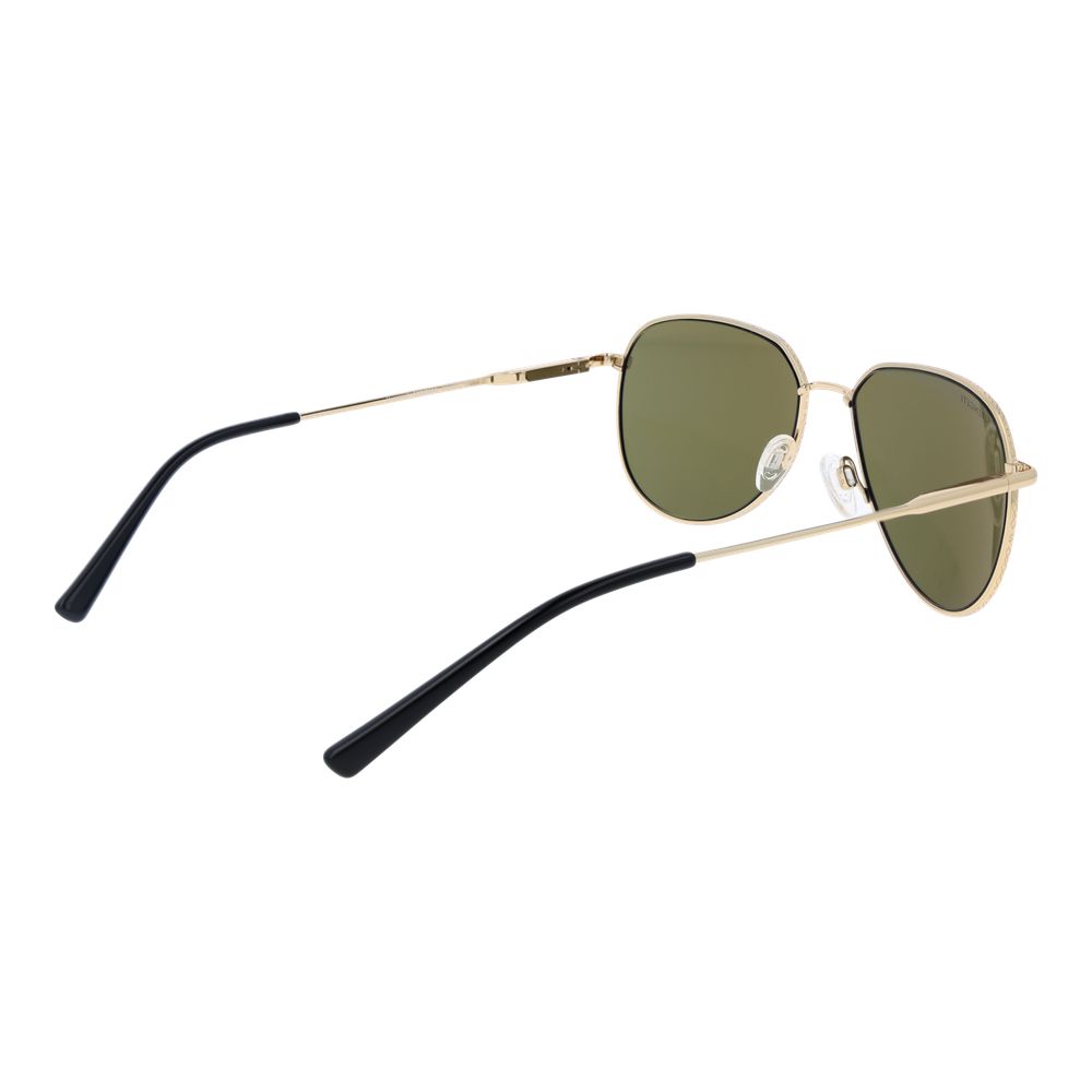 Serengeti Gold Plastic Sunglasses - Luxe Nova