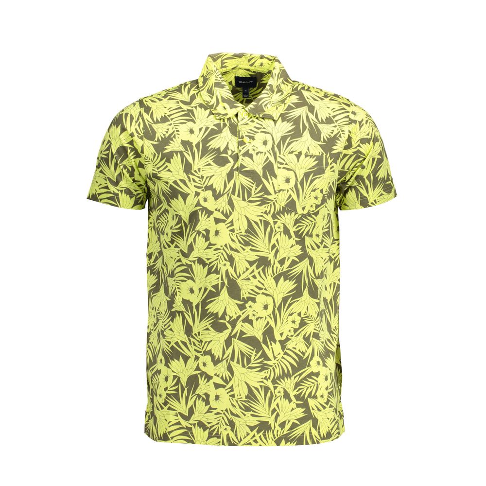 Gant Yellow Cotton Mens Polo Shirt - Luxe Nova