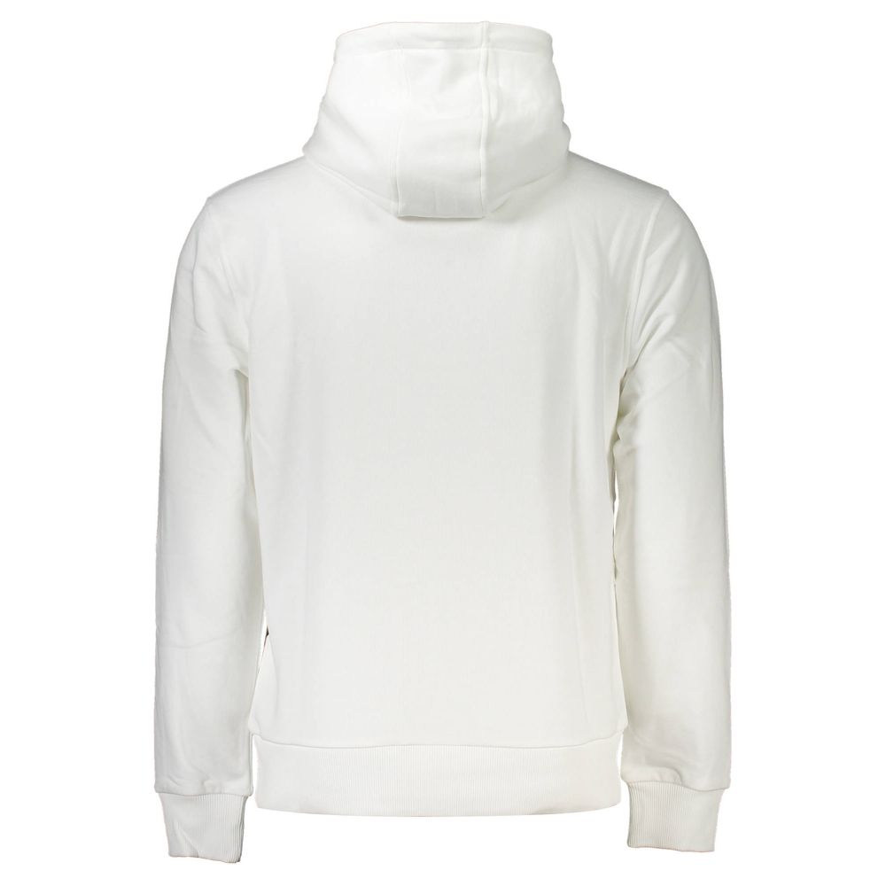 Cavalli Class White Cotton Men Sweatshirt - Luxe Nova