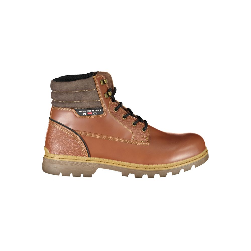 Carrera Marrone Poliuretano Men Stivaletto - Luxe Nova