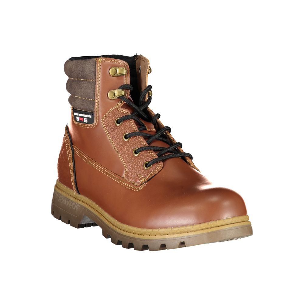 Carrera Marrone Poliuretano Men Stivaletto - Luxe Nova
