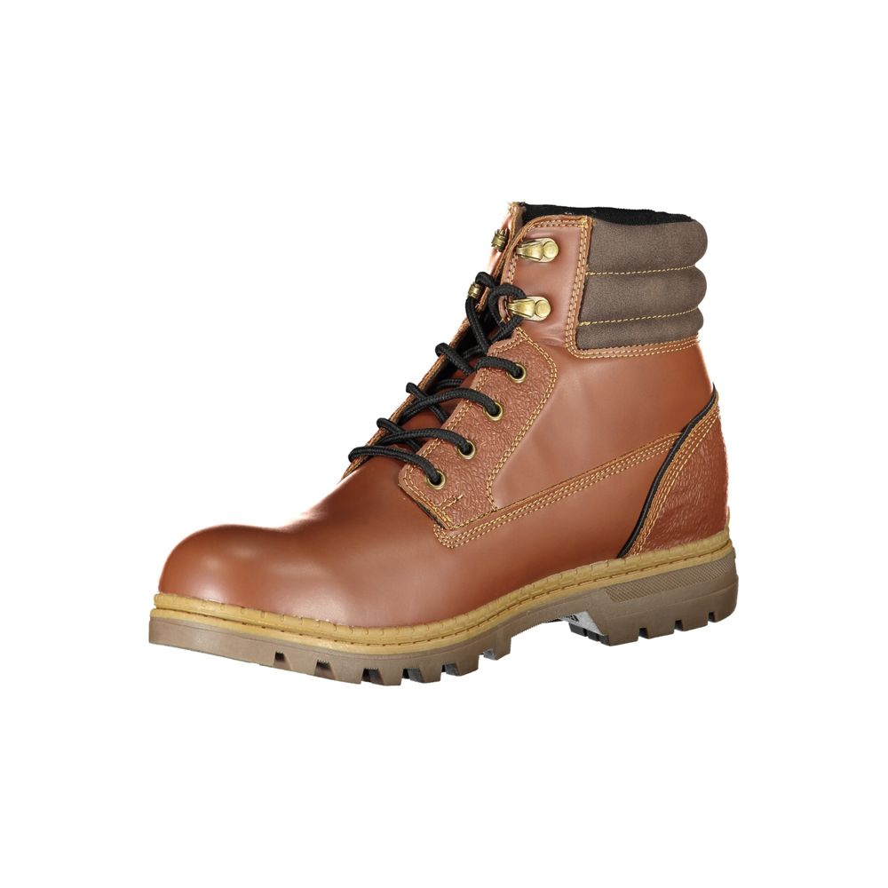 Carrera Marrone Poliuretano Men Stivaletto - Luxe Nova