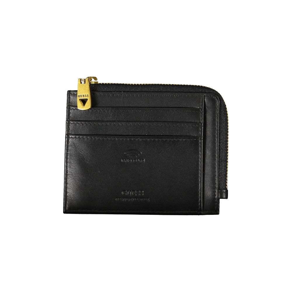 Guess Jeans Nero Leather Men Wallet - Luxe Nova