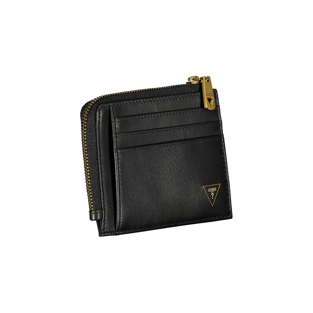 Guess Jeans Nero Leather Men Wallet - Luxe Nova
