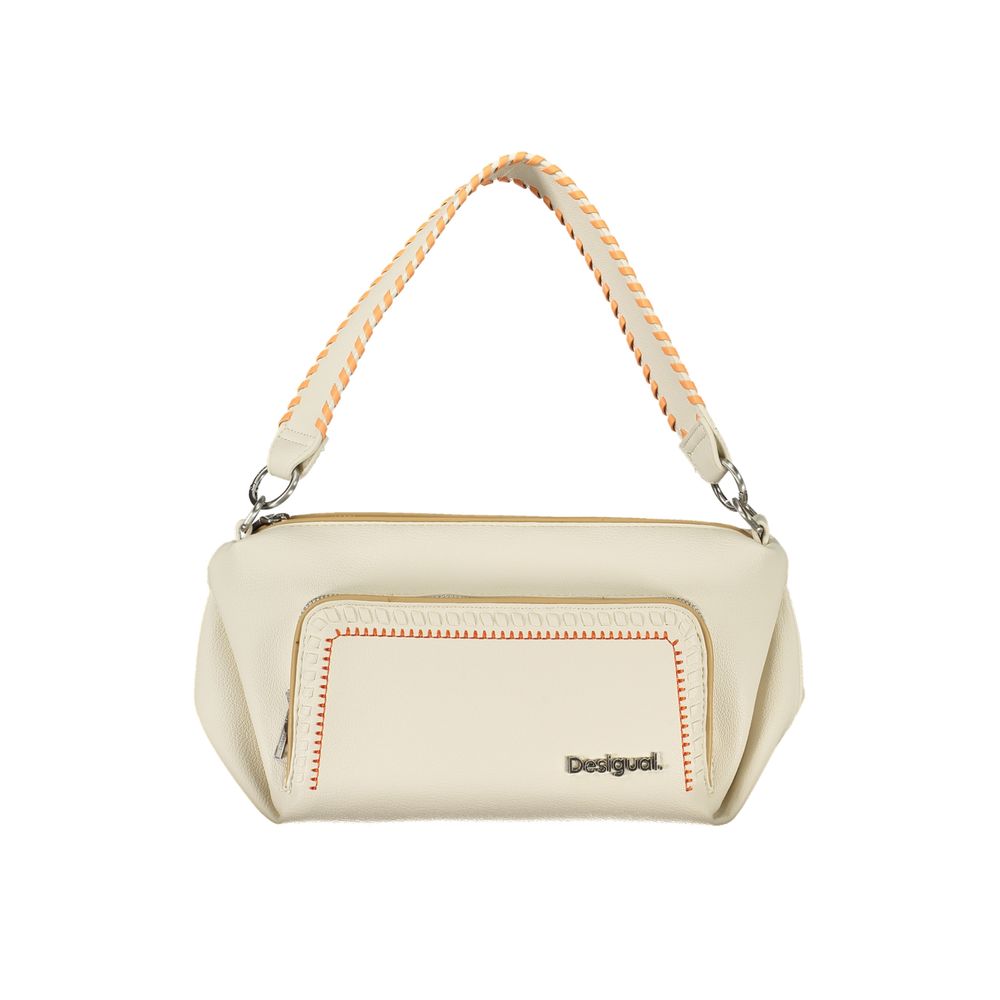 Desigual White Polyurethane Womens Handbag - Luxe Nova