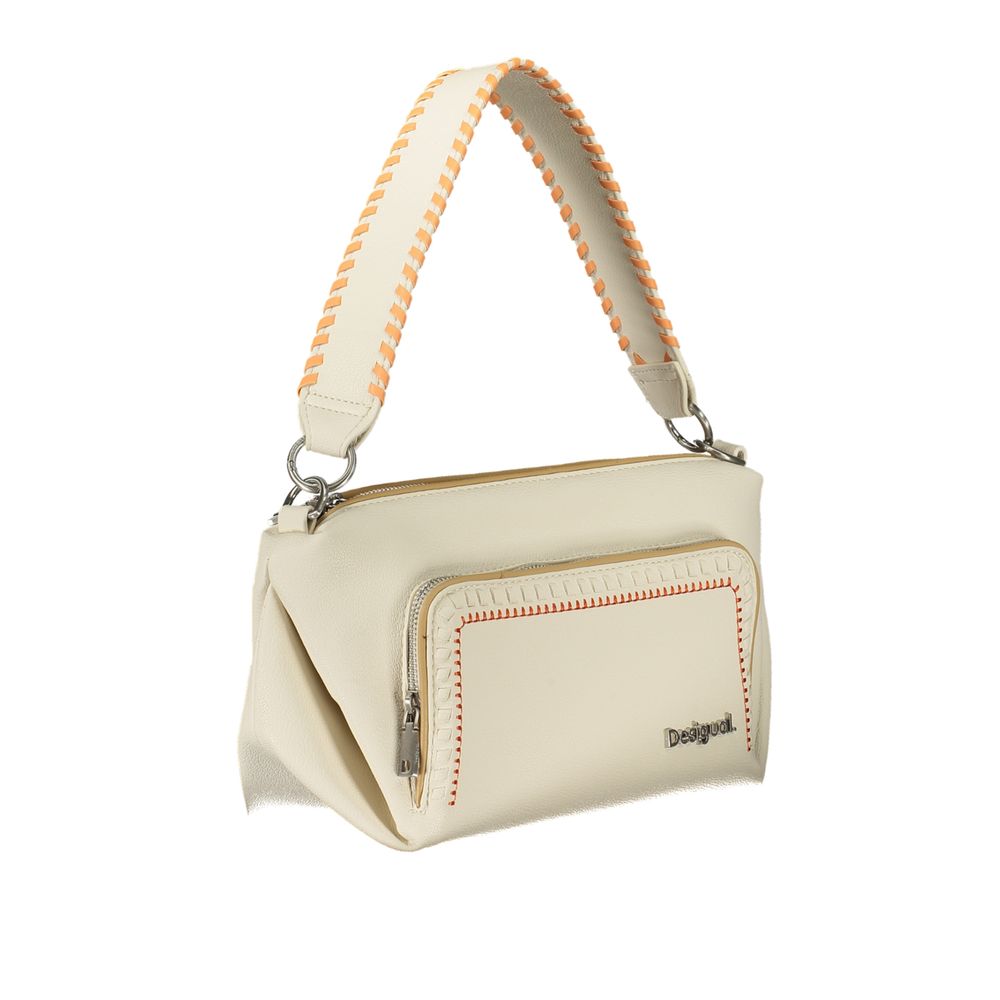 Desigual White Polyurethane Womens Handbag - Luxe Nova