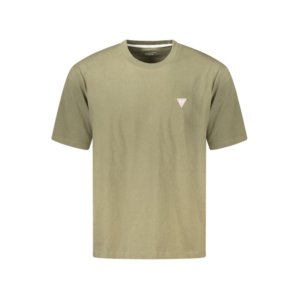 Guess Jeans Verde Cotton Male T-Shirt - Luxe Nova