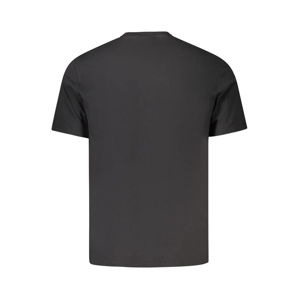 Calvin Klein Black Cotton Men T-Shirt - Luxe Nova