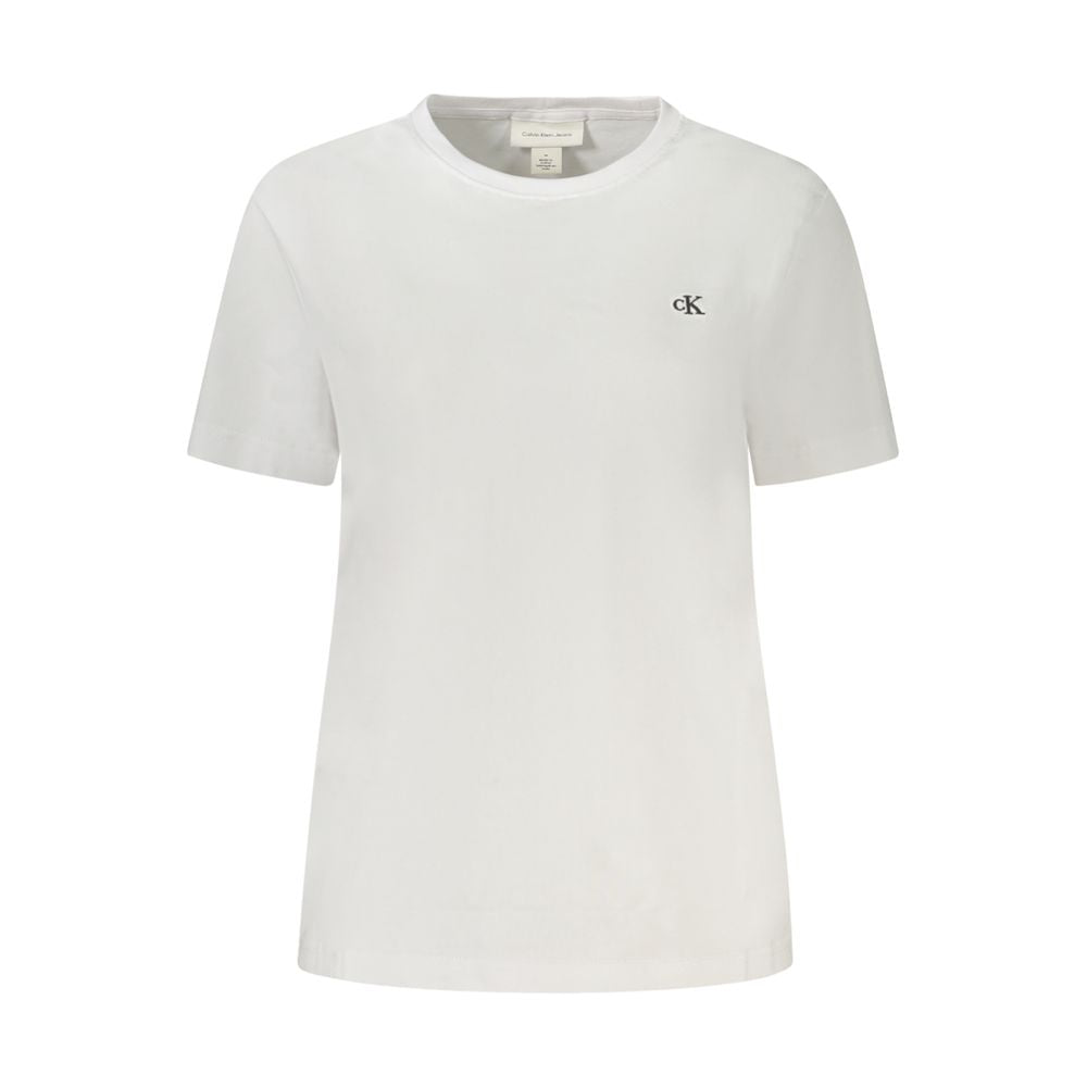 Calvin Klein Bianco Cotton Women T-Shirt - Luxe Nova