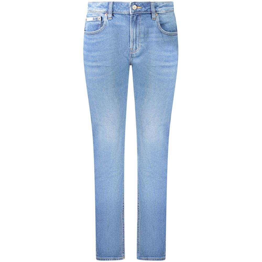Calvin Klein Blu Cotton Women Jeans - Luxe Nova
