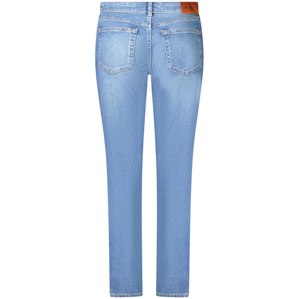 Calvin Klein Blu Cotton Women Jeans - Luxe Nova
