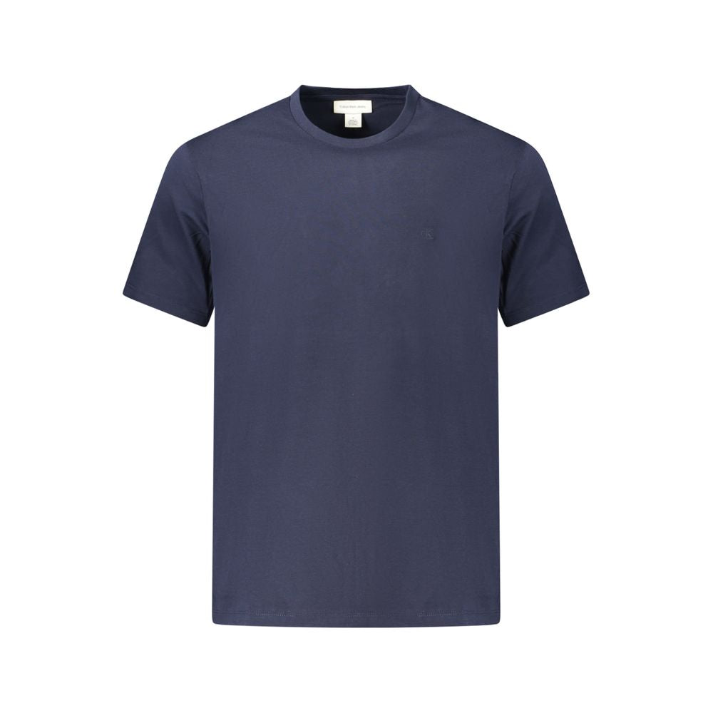 Calvin Klein Blue Cotton Men's T-Shirt - Luxe Nova