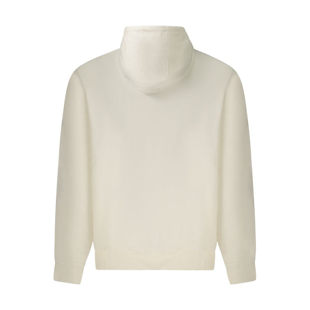 Guess Jeans Bianco Cotton Men's Hoodie - Luxe Nova