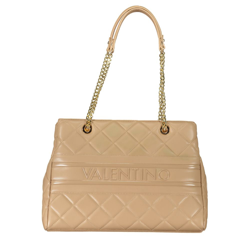 Mario Valentino Beige Polyurethane Women Handbag - Luxe Nova