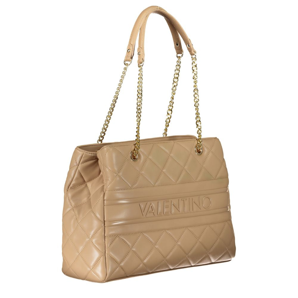 Mario Valentino Beige Polyurethane Women Handbag - Luxe Nova